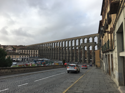 Segovia Architecture with bridge
