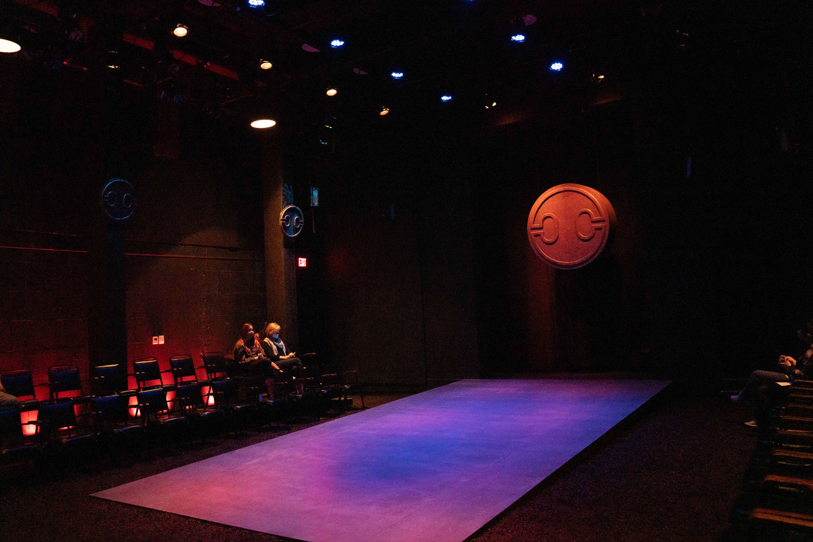 The Bacchae Scenic Design and Poster Design by Tori Rojo (’22)